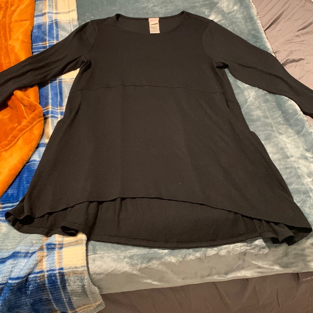 Chicos gently worn tunic dress with pockets